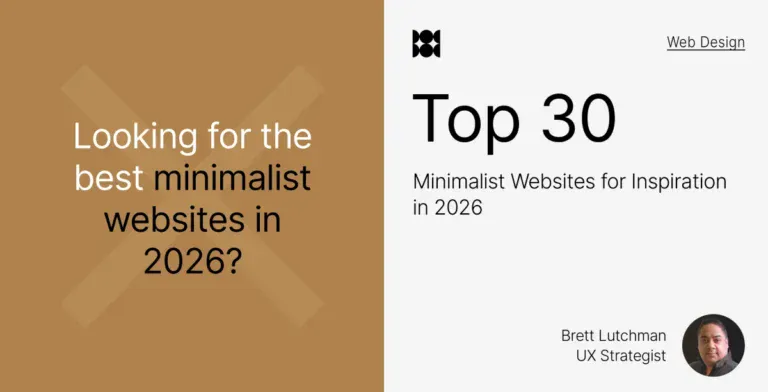Minimalist websites banner