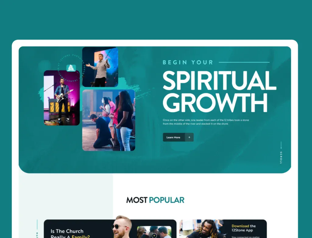 12 stone church clean front end rendering