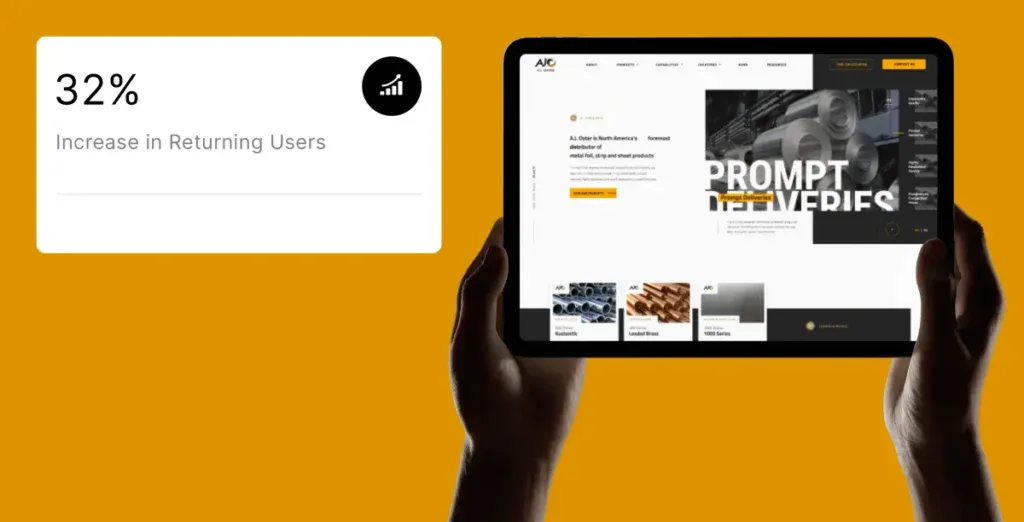 AJ Oster Branding case study hero