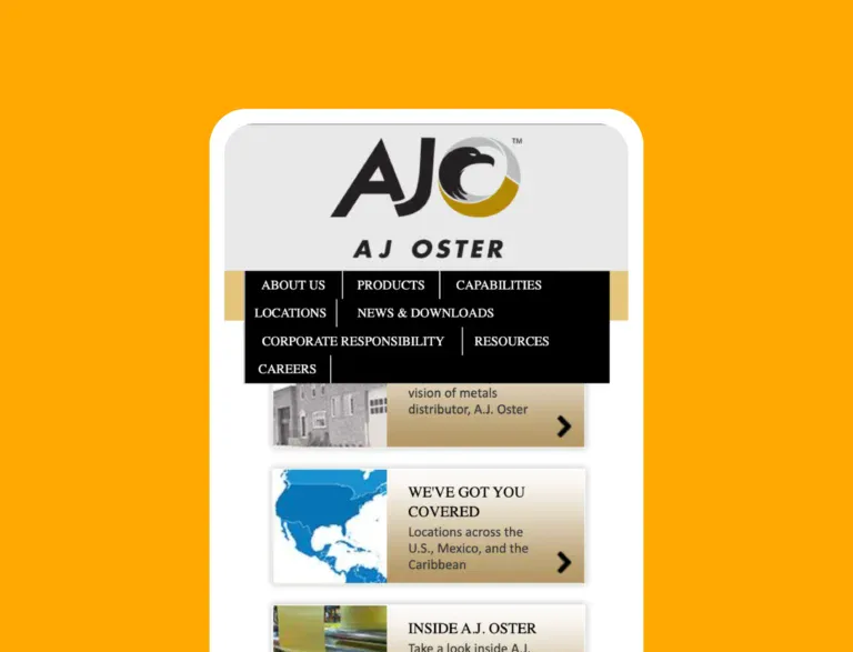 AJ Oster old hero banner