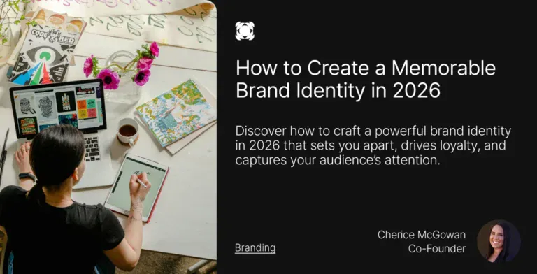 Brand identity banner