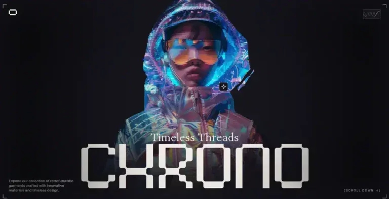 Chronothreads design website branding ideas