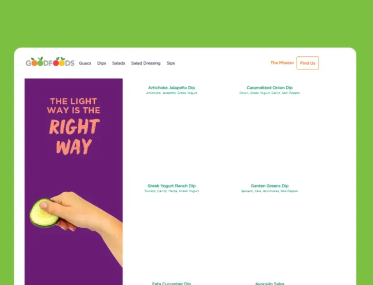 Good Foods case study challenge image one