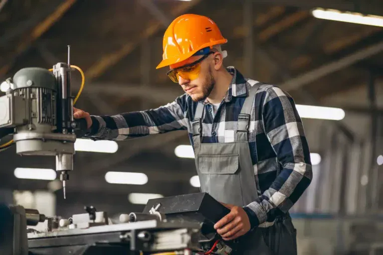 Manufacturer worker as featured image on "Winning Strategies For a High Impact Manufacturing Website"