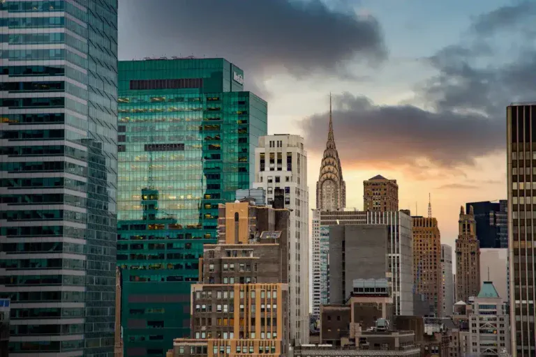 New York City, as the hero image of "Homepage Examples from New York Companies" article
