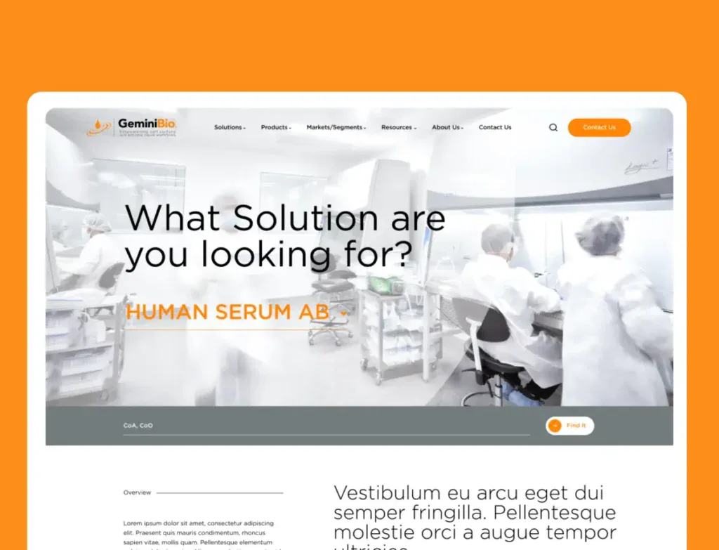 geminibio home page