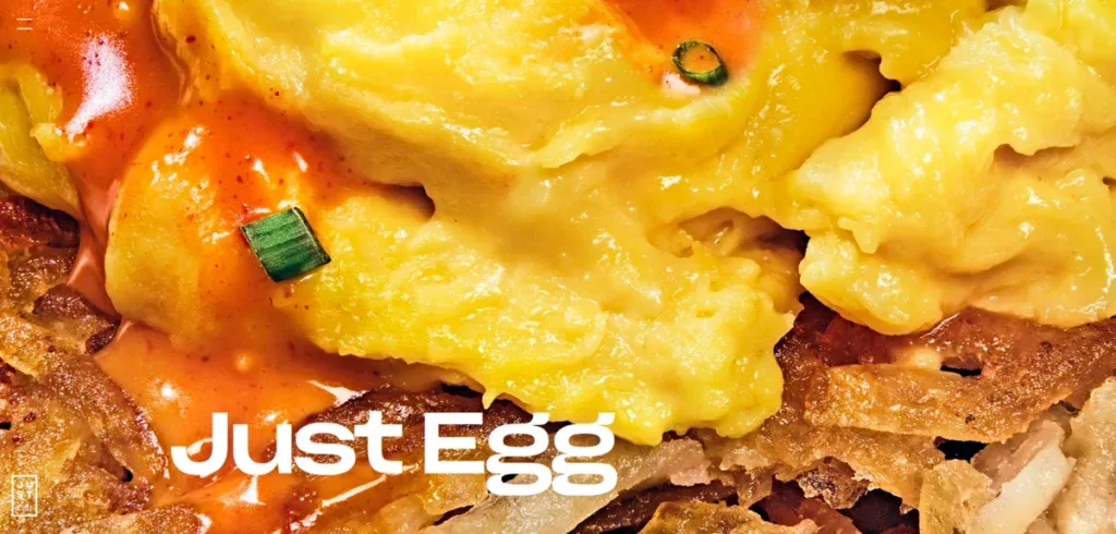 Just Inc homepage showcasing their product in a high-quality image