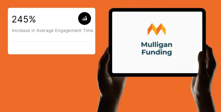 Mulligan funding web development case study hero