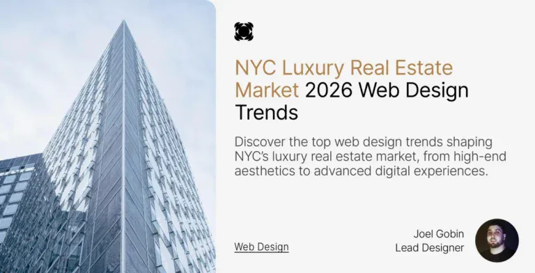 NYC luxury real estate website design trends