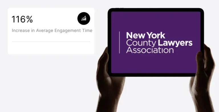 NYCLA web design case study hero