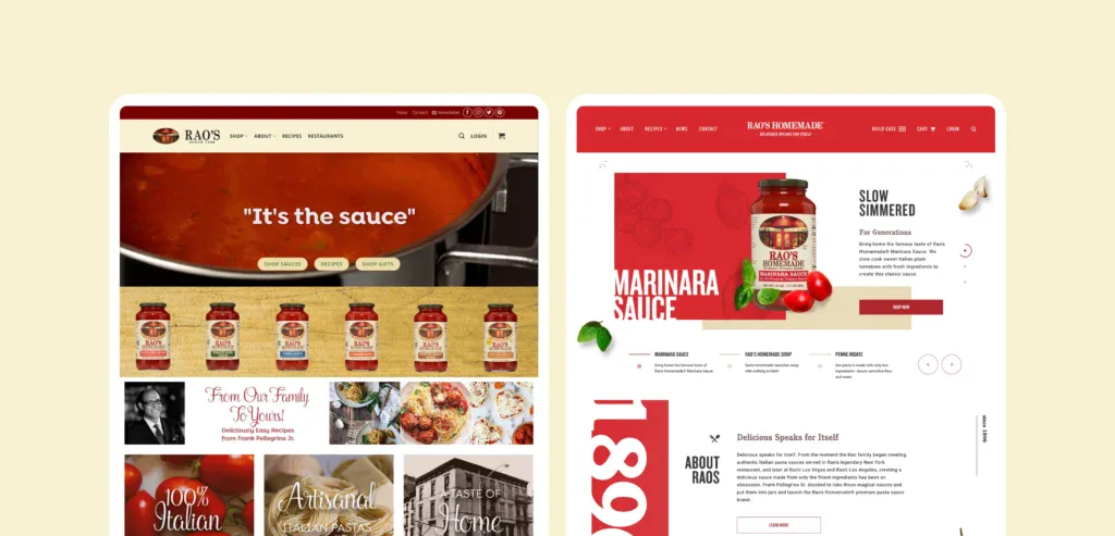 raos homemade old vs new