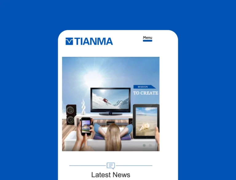 Tianma america old website hero