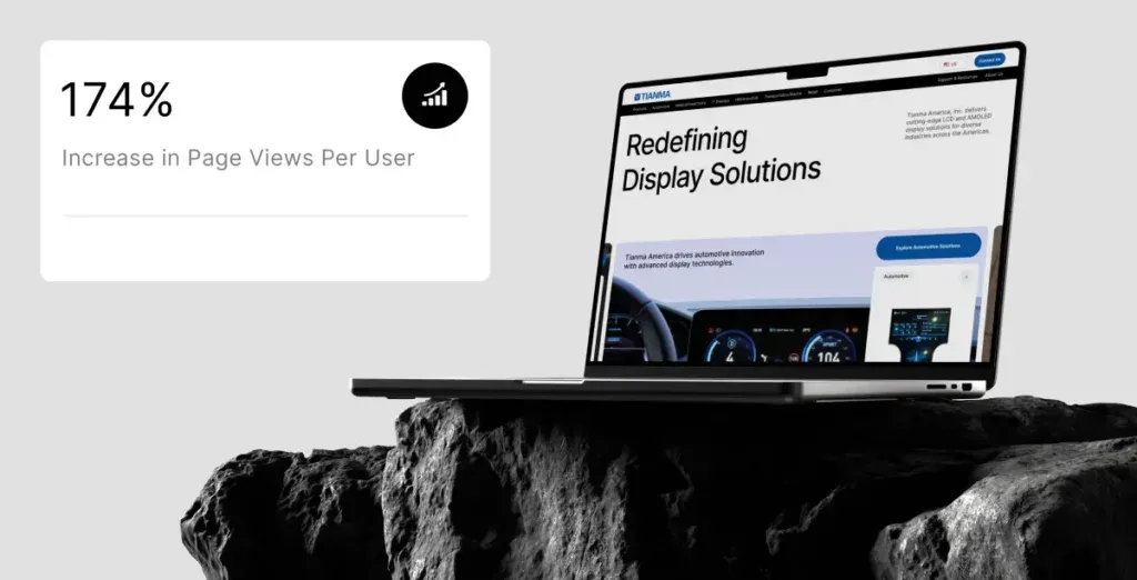 Tianma America web design case study