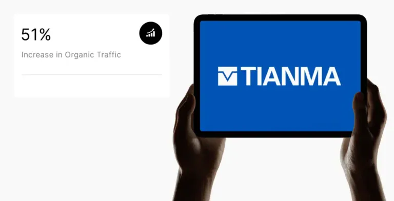 Tianma America SEO Case Study Hero image