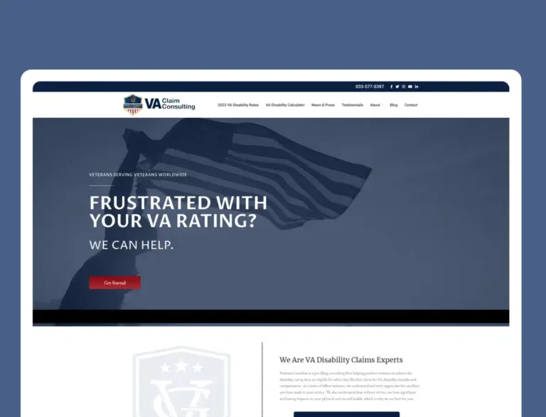 graphical user interface, website