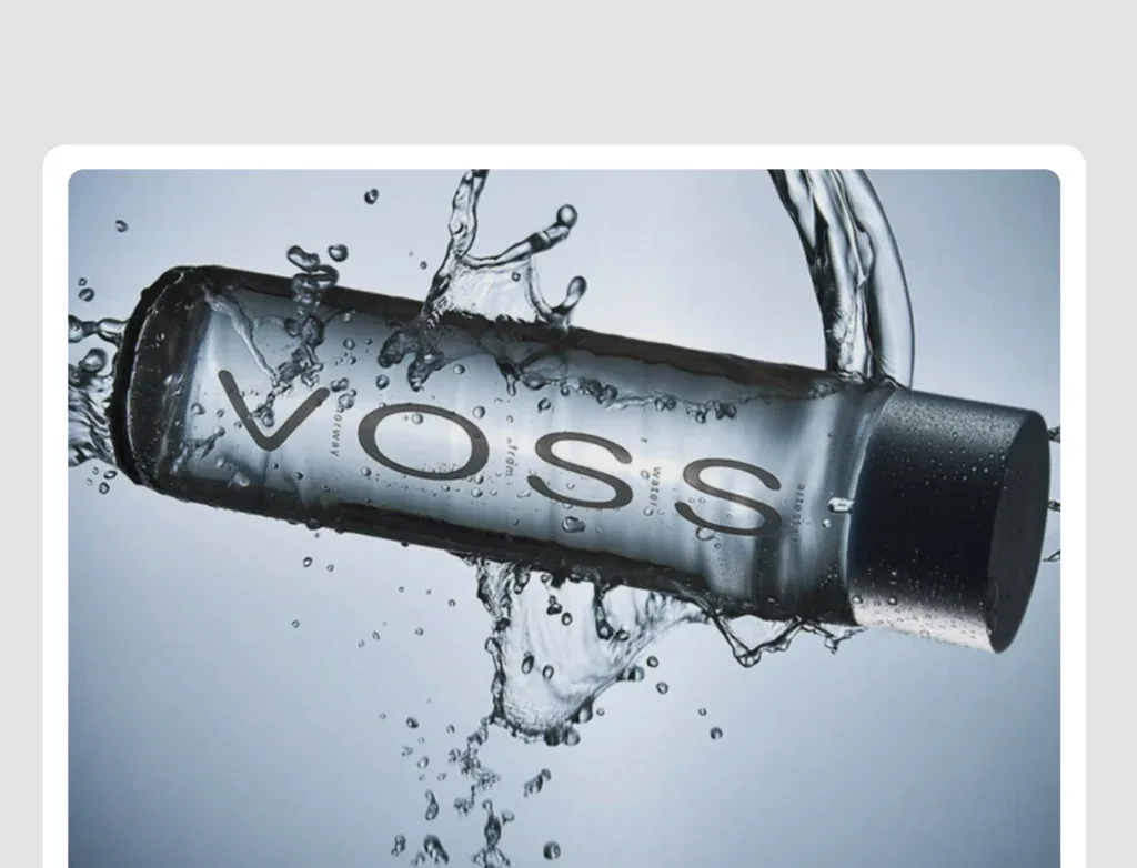 Voss water product presentation