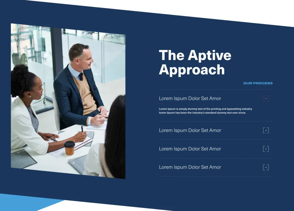 aptive section with keyword integration