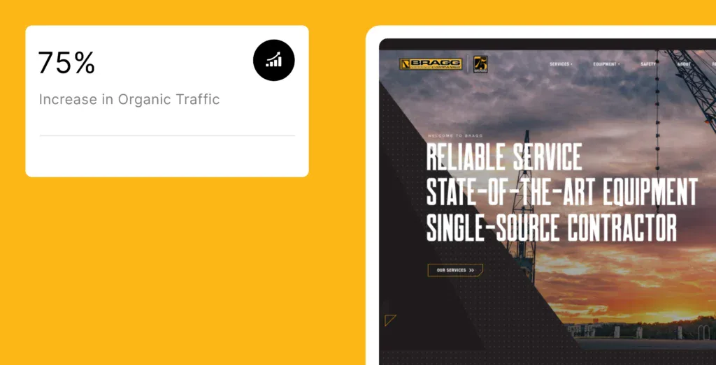 bragg ft bragg web design case study featured image