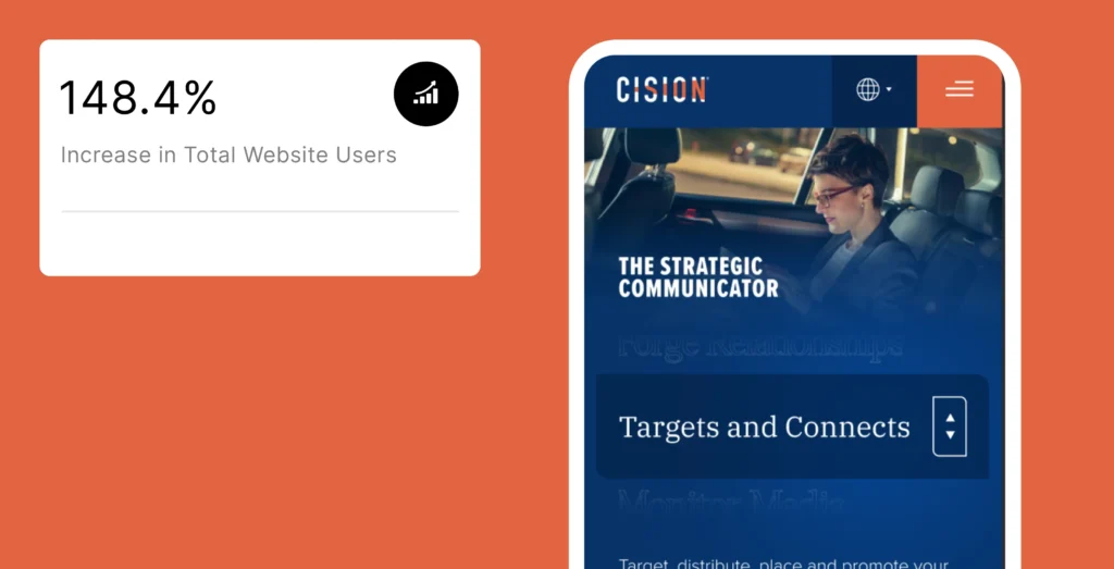 Cision web design case study featured image