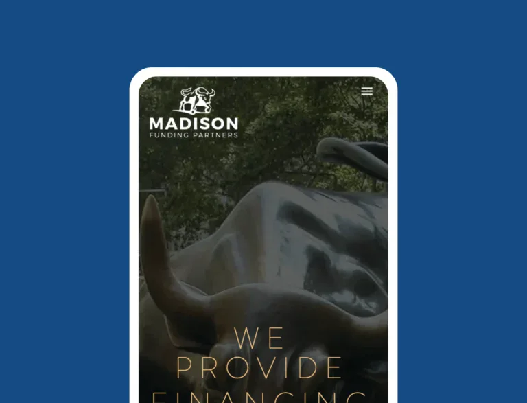 clear marketing hero section