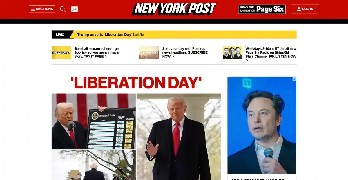 new york post business website using wordpress
