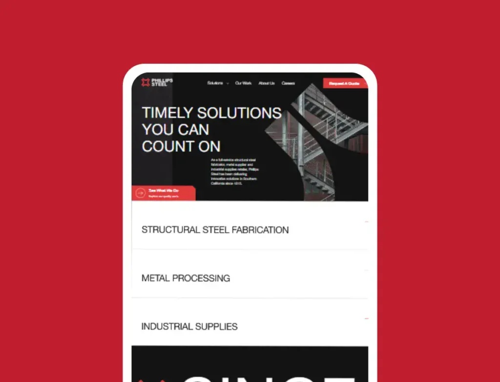 phillips steel branding solution