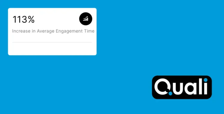 quali web design case study hero