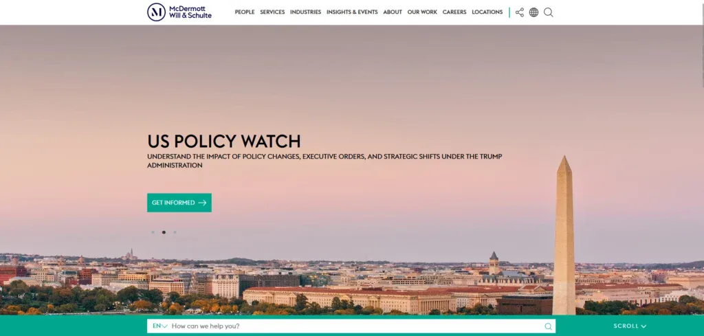 McDermott business website explaining what they can do for you