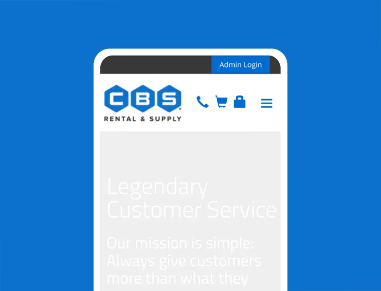 cbs website showing poor uX