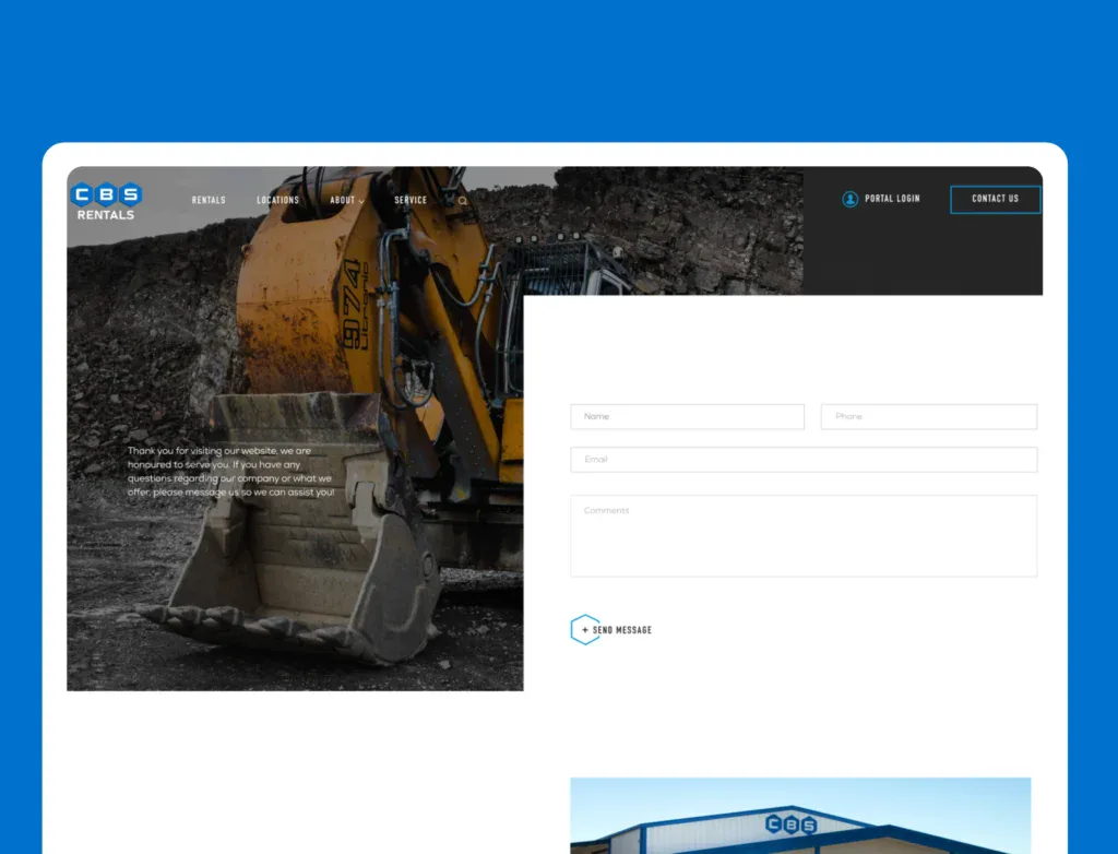 simple form to streamline conversion on CBS website