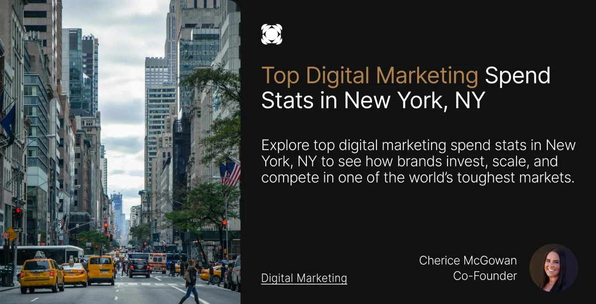 Digital marketing spend stats in New York
