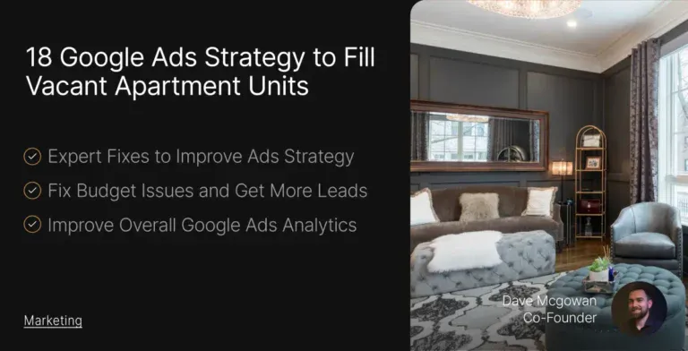 Google ads strategy for apartment owners