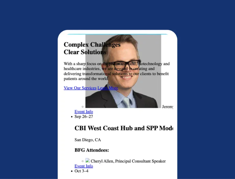 visual disarray on BFG homepage