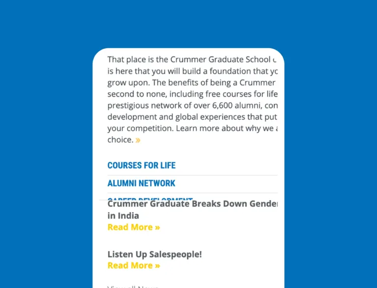 Crummer cluttered text