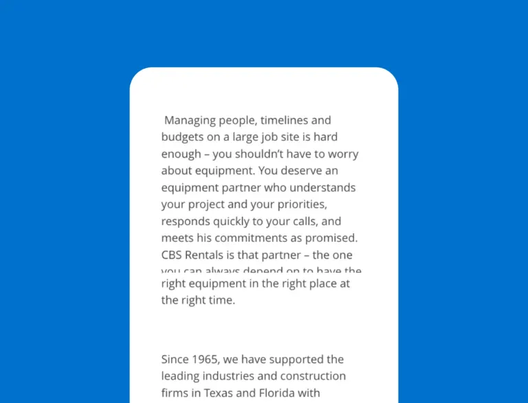 generic landing page with text heavy content and no clear CTAs