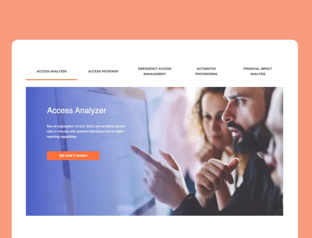engaging ERP Maestro homepage section with CTA