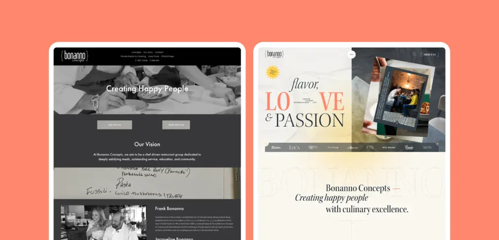 bonanno branding old vs new