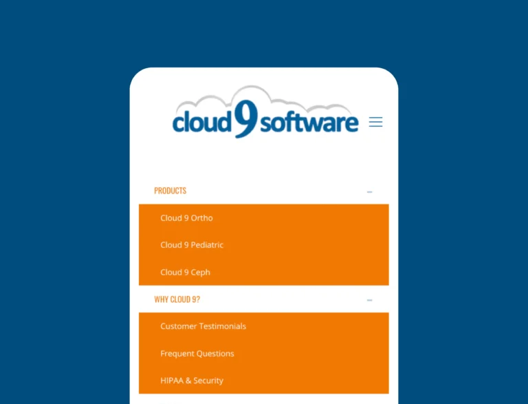 overburdened cloud 9 software navigation bar