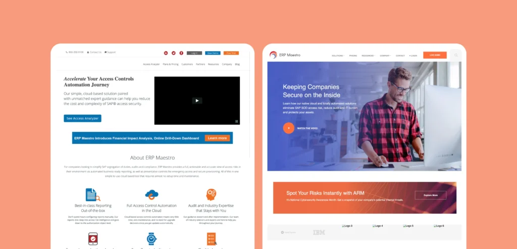 ERP Maestro old vs new