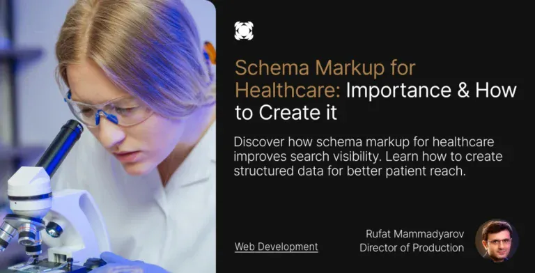 Schema markup for healthcare