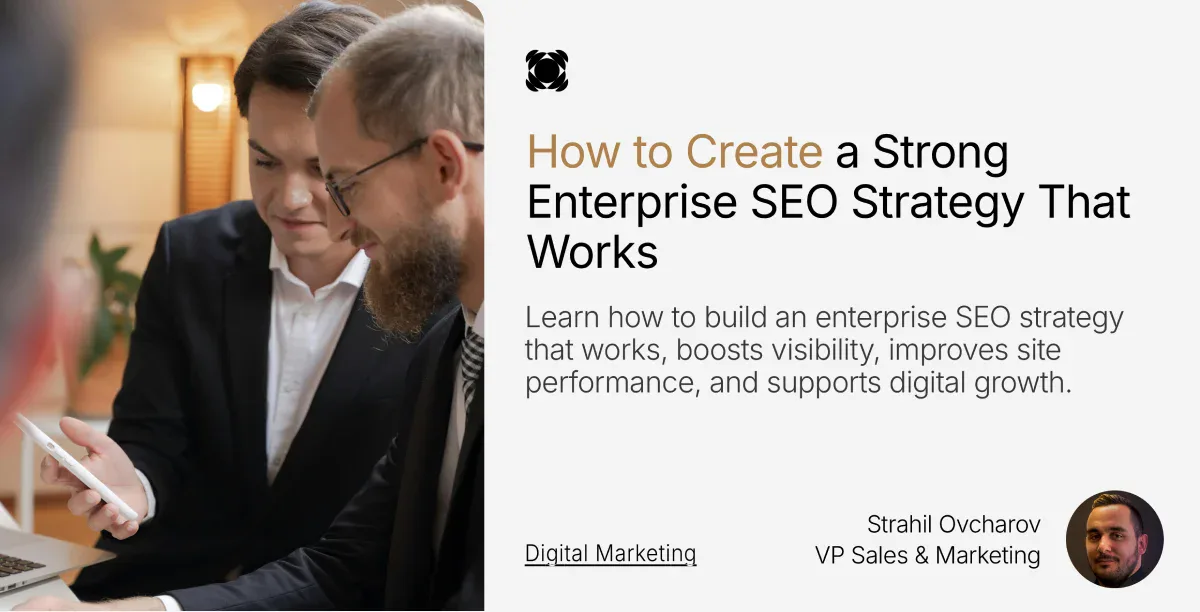 Enterprise SEO strategy banner