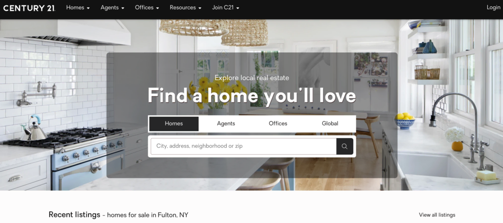 graphical user interface, website