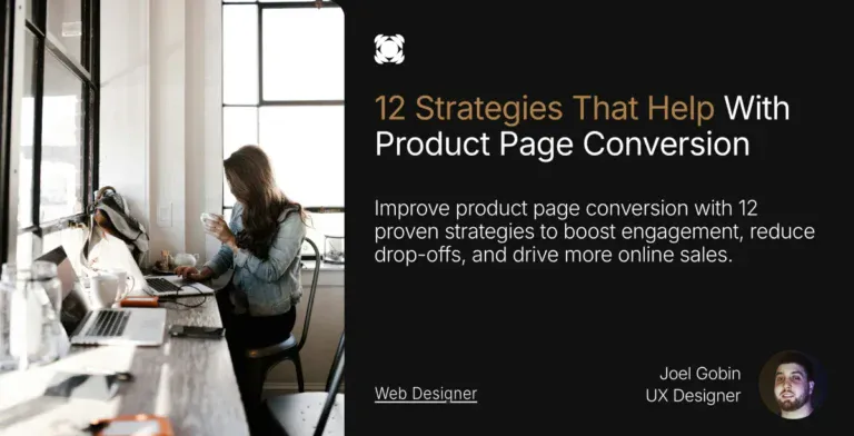 Product page conversion banner