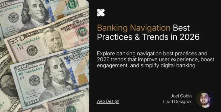 Banking navigation best practices banner